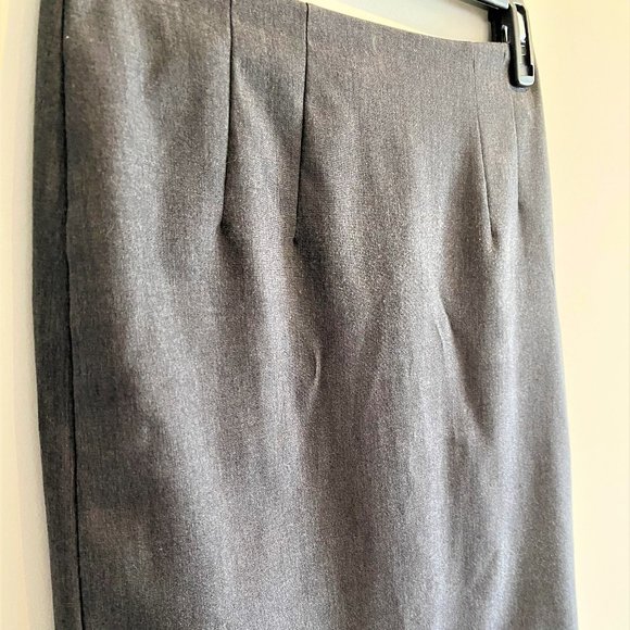 H&M Gray Pencil Skirt Size US 4 - Picture 3 of 7